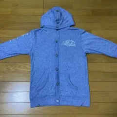 Gotcha パーカー ブルー ボタンアップ