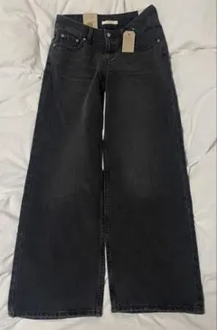 LEVI’S SuperLow Loose Black Denim