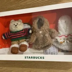 新品スターバックス　ホリデー2025ベアリスタMiniセット　未開封　クリスマス