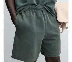 メンズ ショートパンツ ハーフパンツ カーキのサムネイル