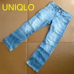 【UNIQLO】デニムジーンズ　slim fit　ウエスト28(70cm)