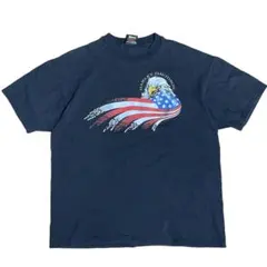 90s HARLEY DAVIDSON Tシャツ 星条旗 イーグル ビンテージ