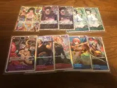 ワンピース トレーディングカードセット(SEC1枚SR9枚)