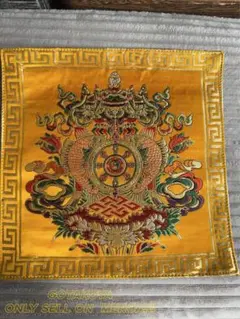 品番1258　仏具敷物（黄）【勝幢】