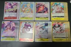 ワンピースカード　赤黄ボニーデッキパーツセット