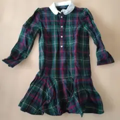 キッズ　 Ralph Lauren チェック柄ワンピース 6