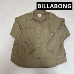 BILLABONG ビラボン ベージュ 長袖シャツ ボタン付きポケットのサムネイル