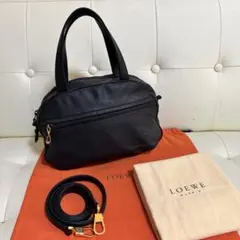 極　美品　LOEWE オールド　ロエベ ナッパレザー　2way ショルダーバッグのサムネイル