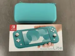 Nintendo Switch Lite ターコイズ キャリングケース付き