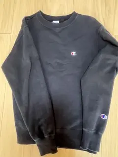 Champion ブラック スウェット M