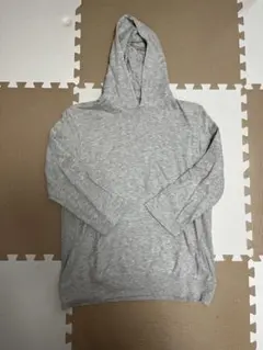 GU　スラブスウェットプルパーカー七分袖　XLサイズ