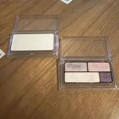 無印良品 アイシャドウ プラム ・フェイスカラー クリスタルホワイト 2個セット