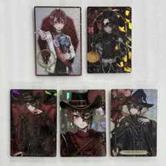 ツイステ　リドル　ウエハース　カード　5枚　プレイフルドレス　ブルームバースデー