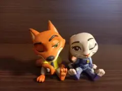 ズートピア　フィギュア2点セット