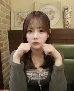 GRL フリルリボンキャミソール×ドロストトップスアンサンブル ac2472