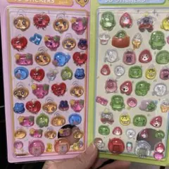 硬い3Dシール　たまごっちセット