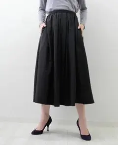 TRECODE 山の手スカート ブラック マキシ丈のサムネイル