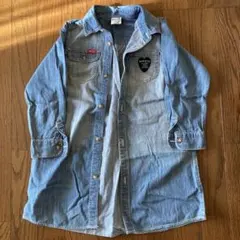 BREEZE デニムシャツワンピース 120