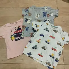 H&М他　ベビー 半袖 Tシャツ 3枚セット　コアラ　恐竜　ペンギン　保育園