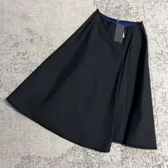 TOMORROWLAND COLLECTION フレアスカート ブラック　ブルーのサムネイル