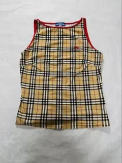 BURBERRYバーバリーキャミソールタンクトップノバチェックy2k