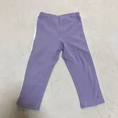 SLAPSLIPキッズ100cm長ズボン　ストレッチパンツ　スポーティ　パープルのサムネイル