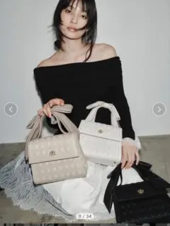 FRAY I.D リボンハンドルバッグ 今期　スナイデル　セルフォード好きの方に