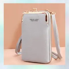 スマホフォルダー　スマホポーチ　ショルダーバッグ ミニウォレットポーチ　財布