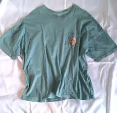 【GAP】ギャップ アメカジ オールドファッション Tシャツ メンズ グリーンのサムネイル