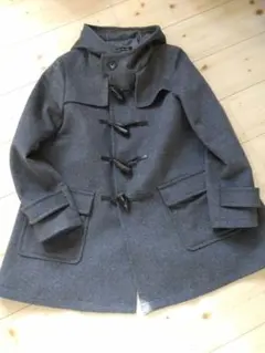 Green Label Relaxing グレー ダッフルコート　フリーサイズ