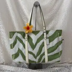 vintagecoach zebra signature shoulderbag