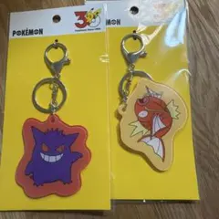 ポケモン アクリルキーホルダー 2種セット　（ゲンガー、コイキング）