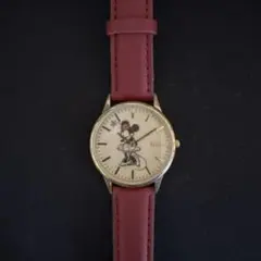 ミニー 時計 赤バンド