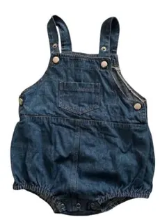 デニムオーバーオール ダークブルー サロペット