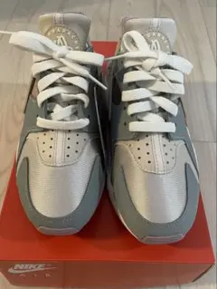 NIKE Air Huarache グレー/シルバー スニーカー
