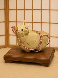 【美品】干支 寅の置物 木箱付き 木目込み干支飾り「寅（とら）」置物 共箱付 - メルカリ