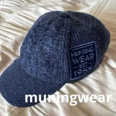 muningwear マンシングウェア ゴルフキャップ ネイビーのサムネイル