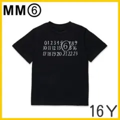 エムエムシックス MM6 メゾンマルジェラ Tシャツ ブラック 16Yのサムネイル