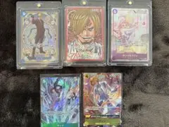 早い物勝ち　ワンピース サンジ トレーディングカードセット