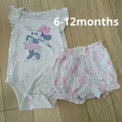 babyGap ミニーマウス ロンパース ショートパンツ セット 70のサムネイル