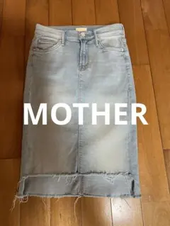 MOTHER ライトブルー タイトスカート 34のサムネイル