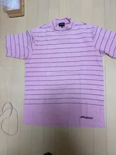 PEARLY GATES ピンク ストライプ Tシャツ サイズ4