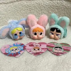 CRYBABY パワーパフガールズ POPMART ぬいぐるみキーホルダー