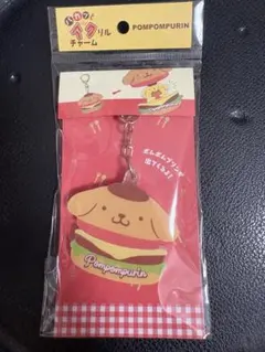 ポムポムプリン パカッとアクリルチャーム ハンバーガー