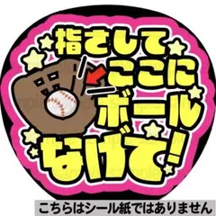 【マット紙に印刷・ボールなげて】ファンサ　うちわ　文字　名前　カンペ　団扇