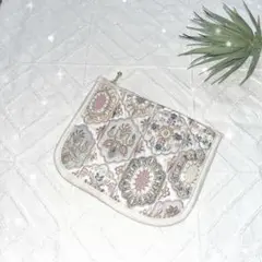 NO.443☻ インド刺繍ポーチ(M)