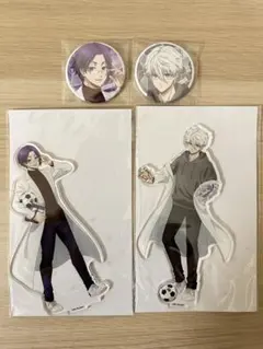 ブルーロック スポーツ研究生 缶バッジ アクリルスタンド 凪誠士郎 御影玲王