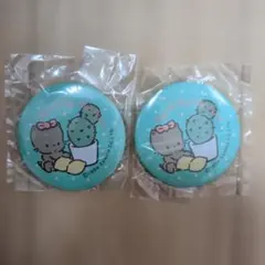 【新品】サンリオ　ニャニィニュニェニョン　缶バッジ　昭和　1984年　2個セットのサムネイル