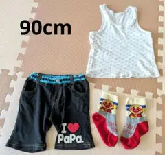 ハーフパンツ 90cm 肌着 90cm アンパンマン靴下
