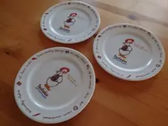 激レア 昭和レトロ サンリオ ダッカドゥ 食器 皿 日本製 3枚セット